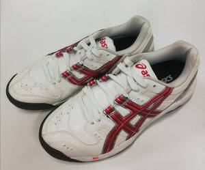 アシックス［ASICS］ハンドボールシューズ (アウトコート用)ホワイトXレッド 23.5cm THH539- 0123 スカイハンド OC2