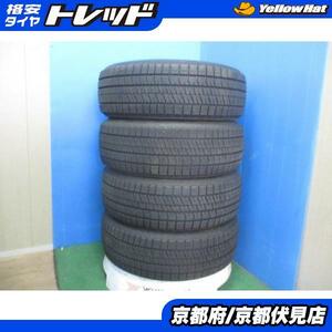 4本 バリ山!! 2022年製 中古 スタッドレス タイヤ ブリヂストン BLIZZAK VRX2 215/60R17 96Q ヴェルファイア アルファード エルグランド