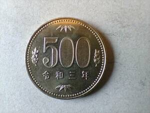 令和3年 500円貨 旧500円硬貨　500円玉　令和三年　五百円貨 五百円硬貨　五百円玉　コイン　メダル　貨幣　硬貨　即決