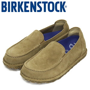 BIRKENSTOCK (ビルケンシュトック) 1027517 UTTI Slip On ウッティ スリッポン スエードレザーシューズ GRAY TAUPE ナロー幅 BI356 39-約25