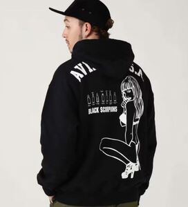 《WEB&DEPOT限定》AVIREX / アヴィレックス BLACK SCORPIONS PULL OVER PARKA / ブラック スコーピオンズ パーカー / 未使用 / A1572