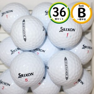 36個 2022年モデル スリクソン ディスタンス Bランク SRIXON ダンロップ 中古 ロストボール 送料無料