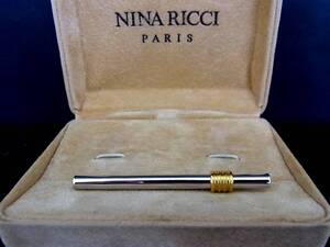 ◎№4575◎■美品■ニナリッチ【NINA RICCI】【シルバー・ゴールド】■ネクタイピン♪