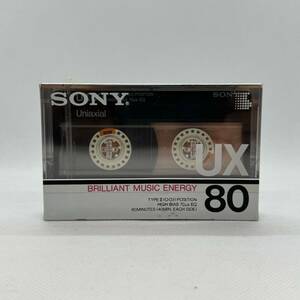 未使用 未開封 SONY カセットテープ ハイポジ UX80 TypeII position タイプ2 ハイポジション 