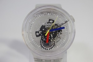 SWATCH CLEARLY スウォッチ クリアリー クリア スケルトン 腕時計 USED 中古 (R604