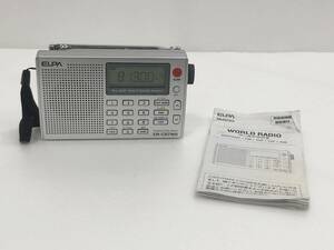 ELPA エルパ WORLD RADIO ワールドラジオ ワールドワイドバンド ER-C57WR ポータブルラジオ 取説付き 動作確認済 現状品 AF199000