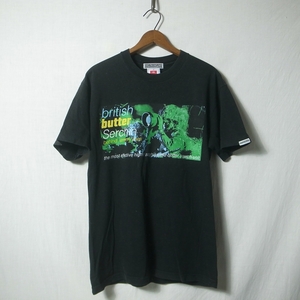 90s GOOD ENOUGH UK グッドイナフ プリント Tシャツ M 黒 / GDEH 藤原ヒロシ ブランド古着 アーカイブ