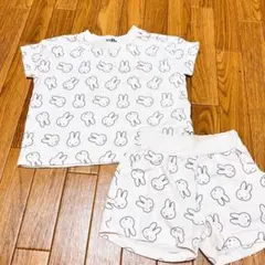 【016】 ミッフィー miffy ズボン Tシャツ 短パン ショートパンツ