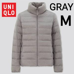 UNIQLO ユニクロ ウルトラライトダウンジャケット Ｍ グレー 商品番号419776 軽量