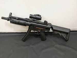 動作品！【TOKYO Marui MP5】東京マルイ 電動ガン エムピー5 アサルトライフル サブマシンガン ミリタリー トイガン スコープ付 H&K モデル