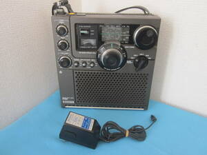 SONY ソニー FM/AMラジオ ICF-5900 スカイセンサー 純正ACアダプター付★FM/AM受信OK、ジャンク