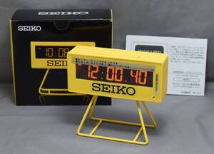 ▲☆【SEIKO】セイコー SQ815Y ミニタイマークロック 美品★△