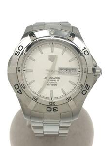 TAGHeuer◆自動巻腕時計/アナログ/WHT/SLV/20230502日差+1/WAF2011