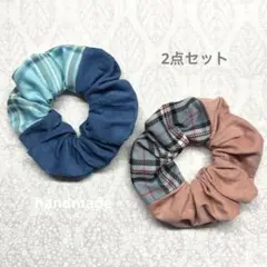 シュシュ ハンドメイド♡2点セット