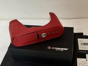 新品 ARTISAN&ARTIST (アルティザンアンドアーティスト) カメラケース Leica CL専用 LMB-CL RED レッド