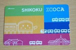 ICOCA　JR四国　ICOCA　デポジットのみ　新デザイン　SuicaPASMOICOCA等交通系ICカード　送料110円