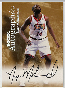 1999-00 Skybox Autographics Nazr Mohammed