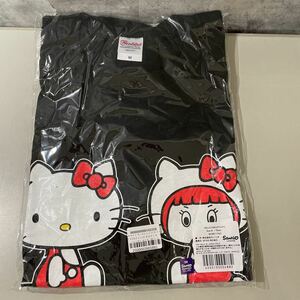 未開封!超レア●木村カエラ×ハローキティ コラボ グッズ/Tシャツ/Mサイズ/ブラック/黒/キティちゃん/サンリオ/HELLO KAELA/SANRIO★A1562