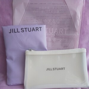 ゼクシィ 2024年6月号 付録 JILL STUART ジルスチュアート エコバッグ & 国内リゾートウエディング 付録 マルチポーチ 2点セット 旅行