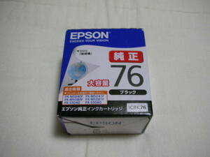 ★新品 EPSON エプソン 純正 インク カートリッジ ICBK76 ブラック★