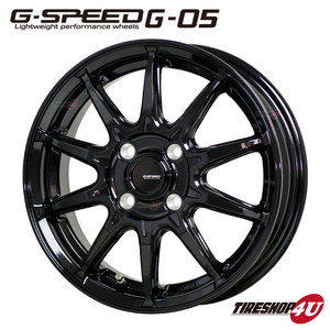 4本セット G-SPEED G-05 G05 軽量 14x4.5J 4/100+45 MBK MUDSTAR wanpaku M/T 155/65R14 マッドスター ワンパクMT タント N-BOX スペーシア