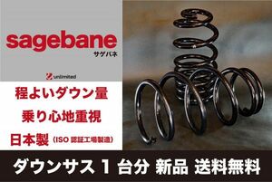 スズキ Kei(HN21S/22S/11S/12S)用ダウンサス1台分 サゲバネ(sagebane) 30～35mmダウン 新品 送料無料