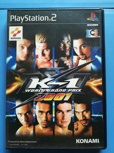 【中古・動作確認済み】PS2　K-1 WORLD GRAND PRIX 2001　　同梱可