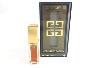 残多　ジバンシィ　GIVENCHY　GIVENCHYⅢ　パルファム　スプレー　7g　残量：9割　YK-5929