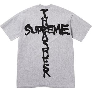 【Mサイズ】Supreme x Thrasher Cross Tee Heather Greyシュプリーム x スラッシャー クロス Tシャツ ヘザーグレー Tshirts 2024fw