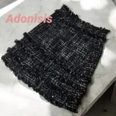 新品未使用★ Adonisis ツイード スカート