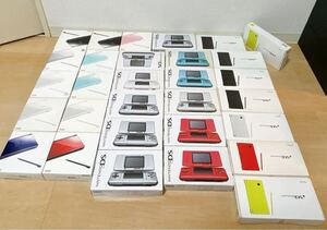 1円 ニンテンドーDS Nintendo DS Lite 任天堂 DSi 本体 空箱 取扱説明書 まとめ売り 30個 ネイビー ブラック ライム レッド アイスブルー