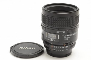 【 新品級 】 ニコン Nikon AF MICRO NIKKOR 60mm F2.8 大口径マクロレンズ ★ポートレート撮影にも最適♪★KT813 a １円出品～