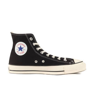 美品 CONVERSE コンバース サイズ:26.5cm ALL STAR CANVAS J H MADE IN JAPAN オールスター キャンパス ハイ 日本製 ブラック 黒 US8