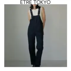 ETRE TOKYO デニムオールインワン　インディゴ　サロペット　パンツ　S