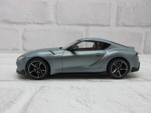 ミニカー　1/30　トヨタ　GRスープラ　マットストームグレーメタリック　ディーラー展示用　色見本　カラーサンプル　モデルカー