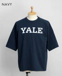 [送料無料][新品] A.G.SPALDING & BROS YALE イエール カレッジプリントフットボールTシャツ 日本製 サイズ 40