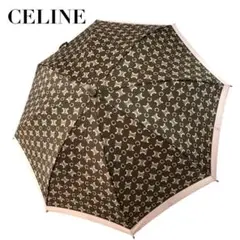 CELINE セリーヌ 総柄 マカダム柄 Cマカダム トリオンフ 雨傘 日傘