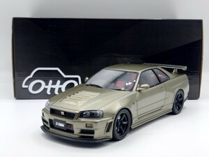 ☆★希少 300台限定 OTTO OTM834 日産 スカイライン NISMO R34 GT-R Z-tune Millennium Jade 1/18 ニスモ ミレミアムジェイド BNR34☆★