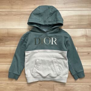 【送料無料】【美品】Dior ディオール キッズ ロゴ スウェット パーカー 4 クリスチャンディオール ベビーディオール トレーナー