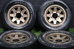 ＜ジムニー専用サイズ＞ENKEI(エンケイ) BAJA SPOKE(バハスポーク) 15in 5.5J+20 PCD139.7 5H ヨコハマ 215/75R15 ホイールのみOK!