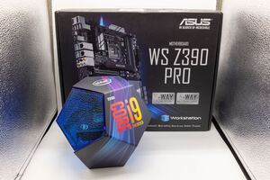 中古 intel core i9-9900K & ASUS WS Z390 Pro