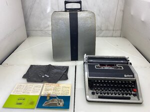 ▽M▽olivetti　オリベッティ　 Lettera DL　タイプライター　取り扱い説明書　カバー付き　動作確認済み　希少　昭和レトロ　A2211-98