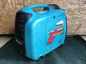 中古 Denyo デンヨー 発電機 防音型ポータブルインバータ 1.4kVA GE-1400SS-IV