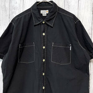 カーハート Carhartt 半袖シャツ ワークシャツ コットン100% メンズ XLサイズ 5-669