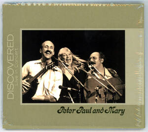 Peter Paul and Mary : DISCOVERED Live in Concert (1CD) RHINO 紙ジャケ 輸入盤・中古美品 廃盤貴重品