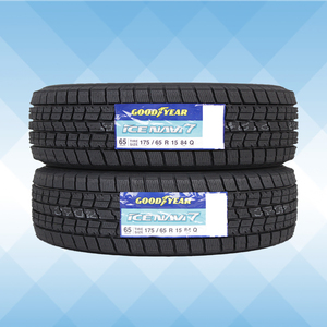 175/65R15 84Q スタッドレスタイヤ GOODYEAR グッドイヤー アイスナビ ICE NAVI7 24年製 正規品 2本送料税込 \18,000 より 1