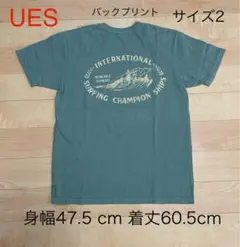 UESバックプリントサーフィンTシャツサイズ②