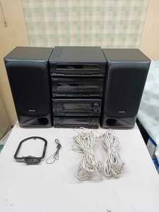 ケンウッド KENWOOD☆CD/カセット システムコンポ☆GE-A5 A-A5 DP-MA5 X-A5☆ ジャンク 通電OK　　音だしOK