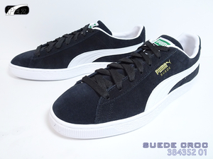 ■PUMA■　スウェード CROC(27cm)　■BLK/WHT■384852 01