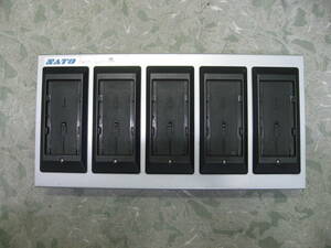 ◆◆注意◆◆ACなし◆SATO サトー◆PT/MB200-CHG5◆5連バッテリー充電器